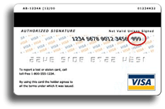 Visa CVV